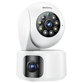 Dual Camera - YESIDO KM16 Indoor Dual Lens Camera Wireless Security Cam WiFi Surveillance System with Night Vision / Two-Way Audio / Motion Detection