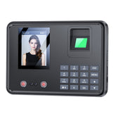 Attendance Machine - YESIDO KM30 Attendance Machine Time Clock Face Fingerprint Recognition Punch Card Reader Attendance Recorder