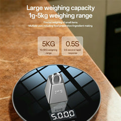 Coffee Scale - YESIDO MG43 Kitchen Digital Scale Precision Weighing LCD Display Digital Scale Support 1-5000g Capacity