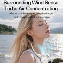Portable Neck Fan - YESIDO YF17 Portable Summer Neck Fan Hands Free 3 Speed Settings Personal Cooling Fan
