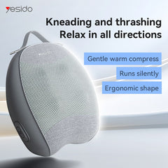 Back Massager - YESIDO MG15 Rechargeable Back Massager Hot Compress Ergonomic Relieve Fatigue Massage Tool