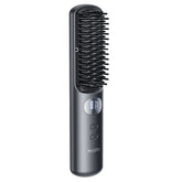 Hair Straightener - YESIDO MG23 Wireless Hair Straightener Brush 2 in 1 Straighten and Curl Styling Tool 3 Temp Settings Digital Display