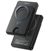 Power Bank - YESIDO YP73 Wireless Charging Power Bank 5000mAh 15W Fast Charging Phone Charger with Locator / Metal Stand