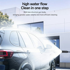 Car Pressure Washer - YESIDO VC18 High Pressure Washer Gun 2 Gears Adjustable Cordless Car Cleaner with LED Display