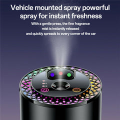 Car Diffuser - YESIDO VC14 Car Aromatherapy Diffuser Smart Air Freshener Rechargeable RGB Starry Sky Ambient Lamp