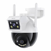 Dual Camera - YESIDO KM12 Dual Lens 400W HD Surveillance Camera 360 Degree Wireless WiFi 2.4G Camera with Two-Way Voice Support
