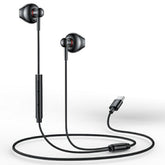 Heavy Bass - YESIDO YH49 Digital Headphones with Type-C Input, Lossless Sound, Wired Headphones for Desktop/Notebook/Tablet/Mobile Phone