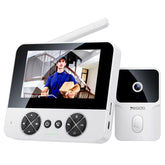 Video Doorbell - Yesido KM27 4.3 inch TFT Screen 2.4G Wireless Video Intercom Doorbell