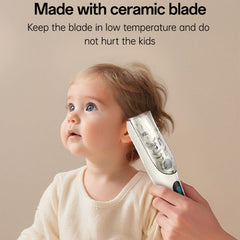 Baby Hair Clipper - YESIDO MG19 For Children Hair Clipper with Smart Digital Display Cool Ceramic Blade 2 Speed Mode Hair Trimmer