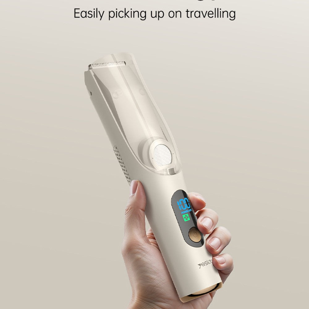 Baby Hair Clipper - YESIDO MG19 For Children Hair Clipper with Smart Digital Display Cool Ceramic Blade 2 Speed Mode Hair Trimmer