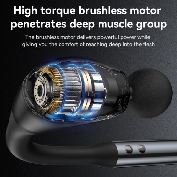Neck Massager Curved - YESIDO MG07 Handheld Back Massage Gun – Electric Massager for Muscle Relief