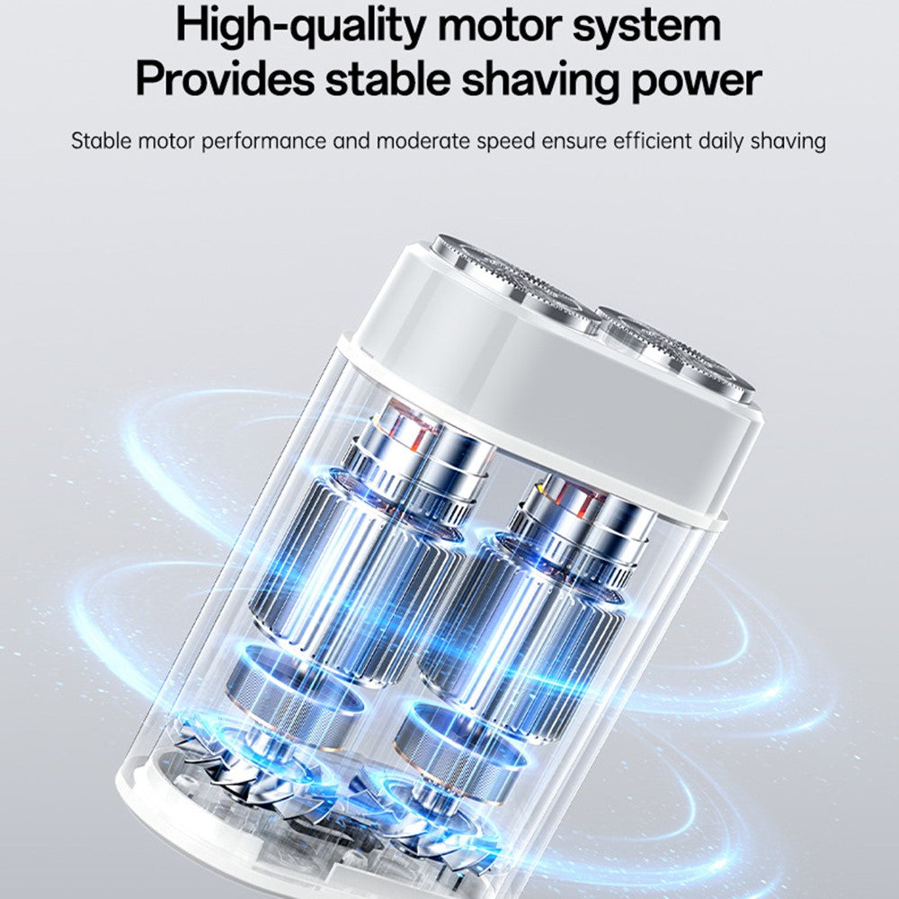 Electric Shaver - YESIDO MG20 IPX5 Waterproof Travel Electric Shaver Smart Display Dual-Ring Floating Blades
