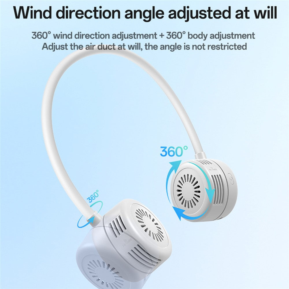 Portable Neck Fan - YESIDO YF17 Portable Summer Neck Fan Hands Free 3 Speed Settings Personal Cooling Fan