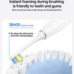 Electric Toothbrush - YESIDO MG24 IPX7 Waterproof Sonic Electric Toothbrush 38400 VPM Long Battery Ergonomic Handle