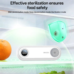 Fridge Deodorizer - YESIDO EC33 Multi-functional Fridge Deodorizer 3 Modes Odor Eliminator Sterilizer for Refrigerator Shoe Cabinet