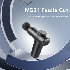 Massage Gun - YESIDO MG01 5 Speeds Muscle Relief Portable Deep Tissue Massage Gun with 4 Heads