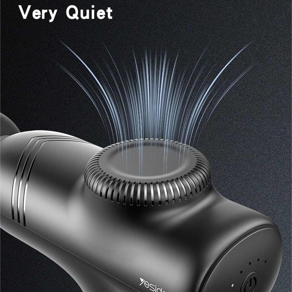 Massage Gun - YESIDO MG01 5 Speeds Muscle Relief Portable Deep Tissue Massage Gun with 4 Heads