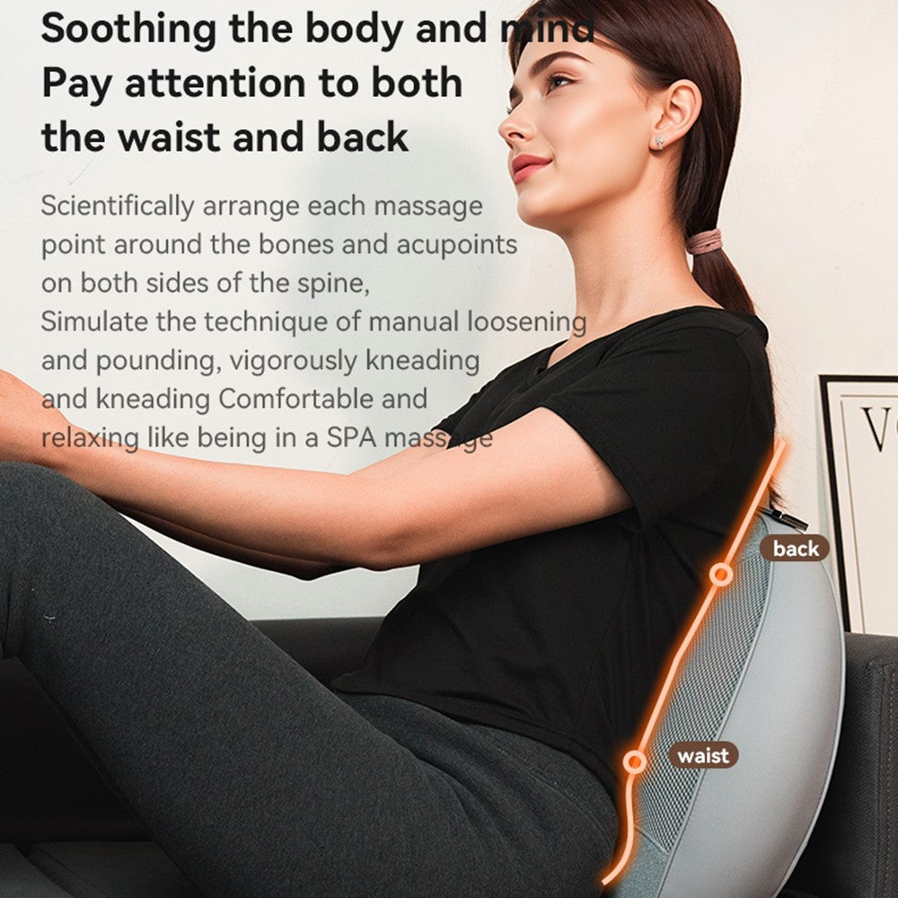 Back Massager - YESIDO MG15 Rechargeable Back Massager Hot Compress Ergonomic Relieve Fatigue Massage Tool
