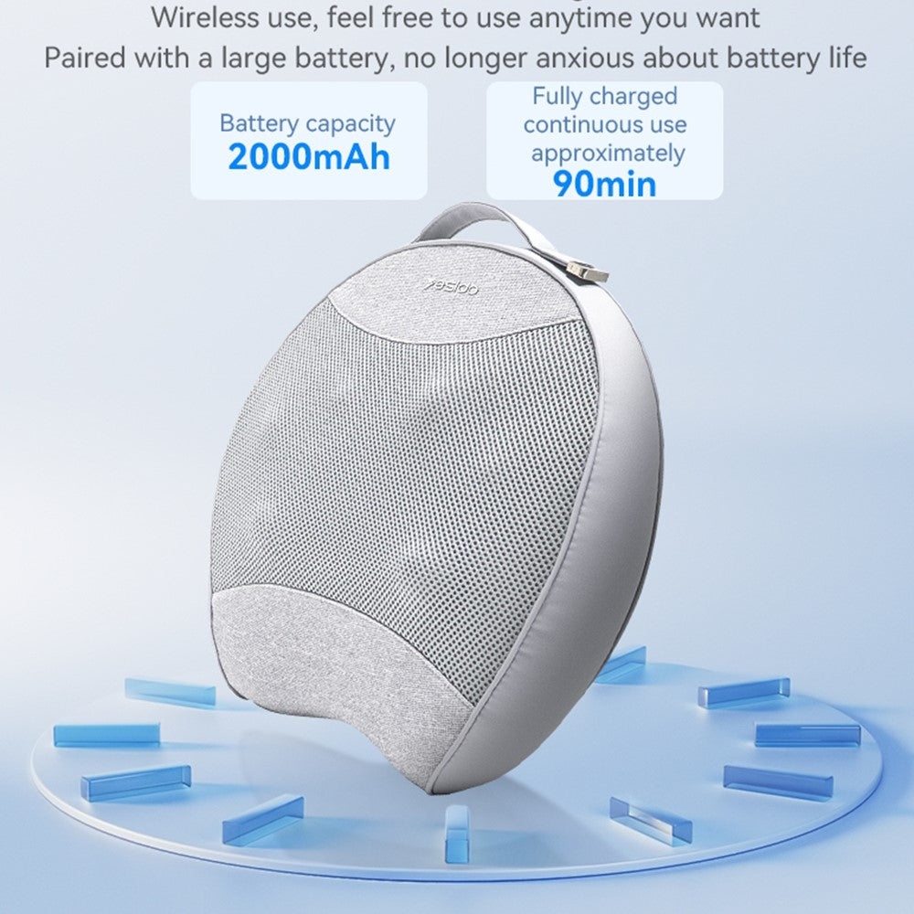 Back Massager - YESIDO MG15 Rechargeable Back Massager Hot Compress Ergonomic Relieve Fatigue Massage Tool