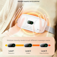 Menstrual Heating Pad - YESIDO MG28 Electric Massage Heating Belt Uterus / Waist Warmer Digital Display 3 Vibration Modes 4 Temperature Settings