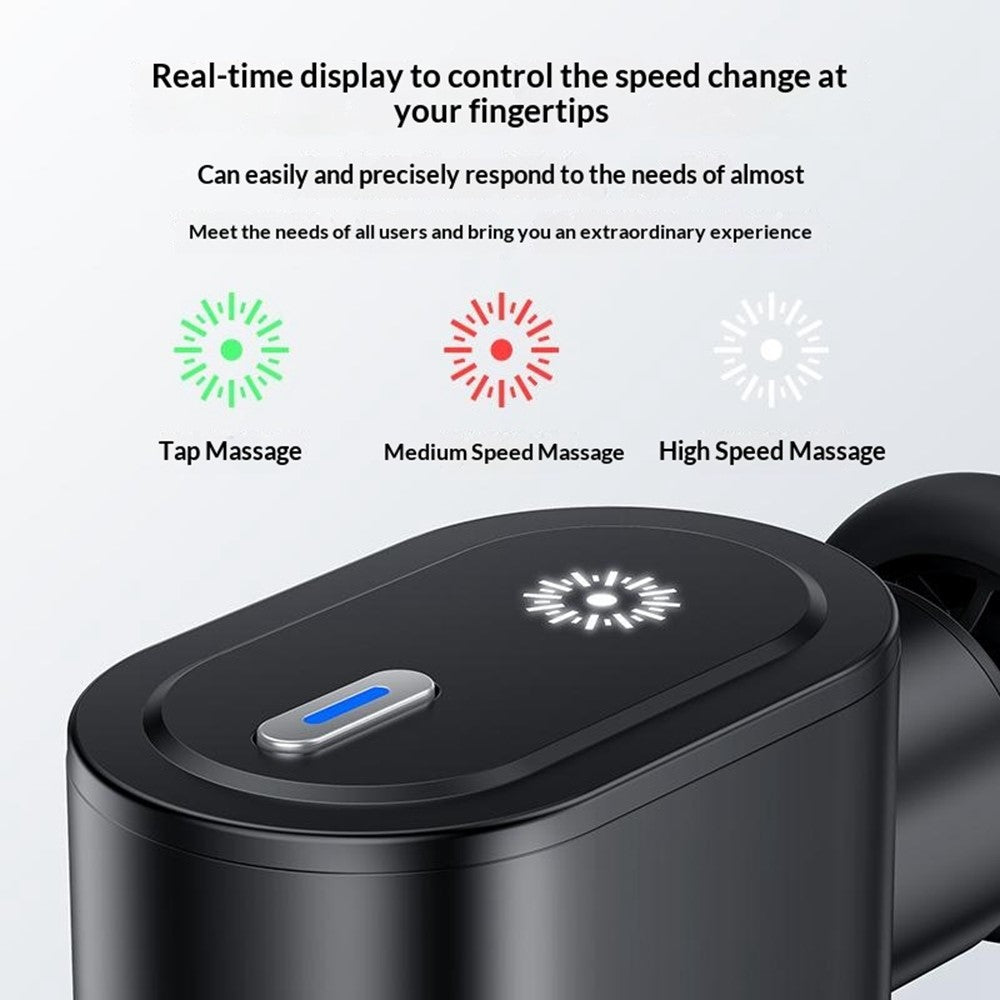Massage Gun - YESIDO MG61 Mini Massage Gun Portable Fascia Gun 3 Levels Brushless Motor Low Noise Muscle Relaxation Device for Home Travel
