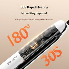Hair Straightener - YESIDO MG31 Hair Straightener Negative Ion Technology 3 Temperature Settings Fast Heating Ceramic Plates