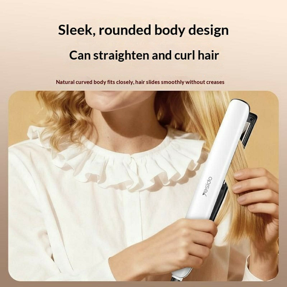 Hair Straightener - YESIDO MG31 Hair Straightener Negative Ion Technology 3 Temperature Settings Fast Heating Ceramic Plates