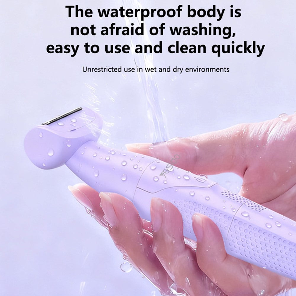 Body Hair Trimmer - YESIDO MG26 3 in 1 IPX6 Waterproof Multi-Functional Body Hair Trimmer Wet Dry Use for Shaving / Trimming / Grooming
