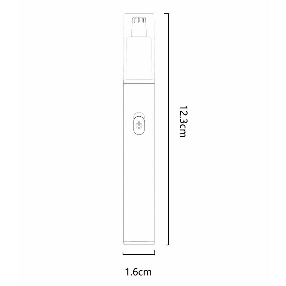 Nose Hair Trimmer - YESIDO MG25 Dual Blade Nose Hair Trimmer Portable Electric Nasal Hair Removal Shaver