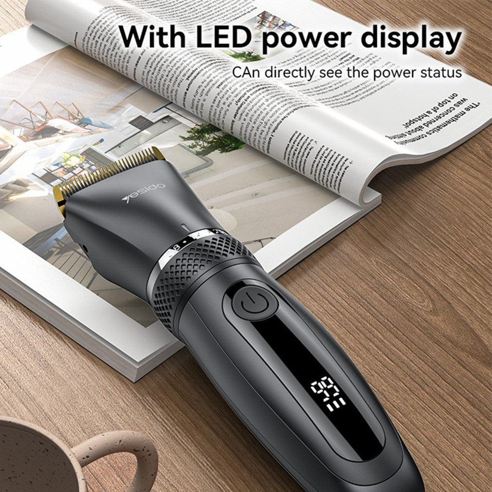 Hair Clipper - YESIDO MG06 Hair Clipper Cordless Hair Grooming Rechargeable Trimmer