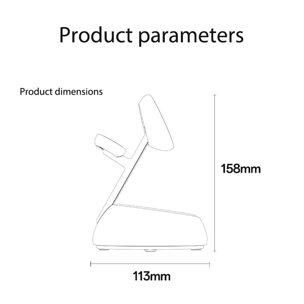 Wireless Charger - YESIDO DS31 3 in 1 Wireless Charging Station Phone Watch Earphone Magnetic Wireless Charger with Night Light