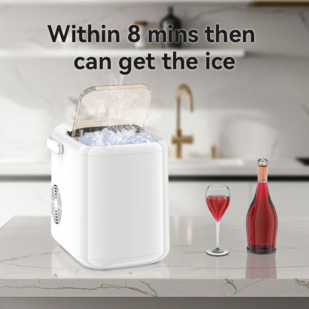 Ice Making Machine - YESIDO EC15 1.3L Portable Ice Maker Automatic Cleaning Ice Cube Making Machine (BPA Free, No FDA)