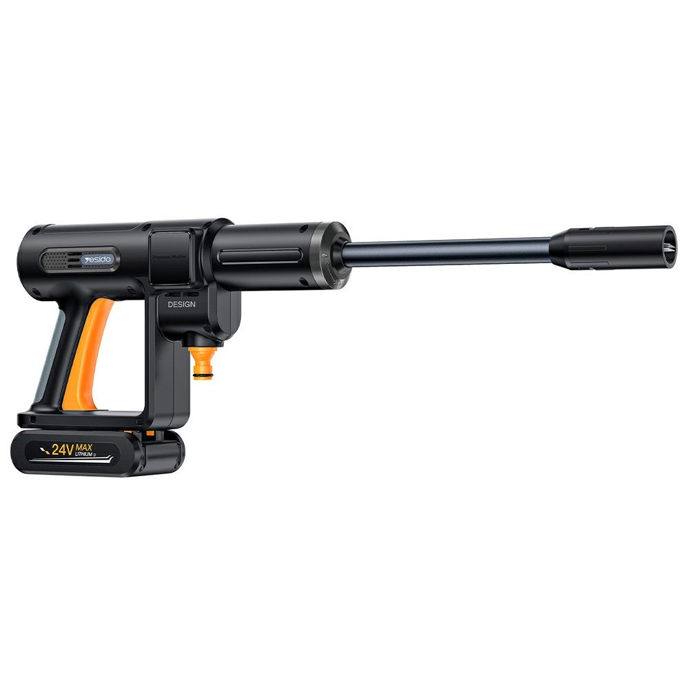 Car Pressure Washer - YESIDO VC18 High Pressure Washer Gun 2 Gears Adjustable Cordless Car Cleaner with LED Display