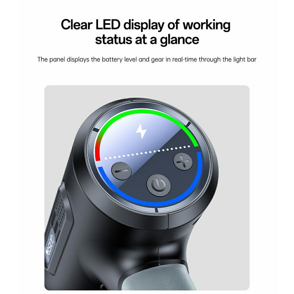 Car Pressure Washer - YESIDO VC18 High Pressure Washer Gun 2 Gears Adjustable Cordless Car Cleaner with LED Display