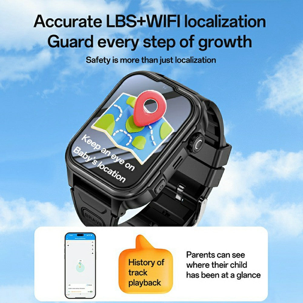 Smart Watch YESIDO IO37 For Children 4G Smartwatch IP67 Waterproof GPS Tracking Video Call Wrist Watch with SOS Function