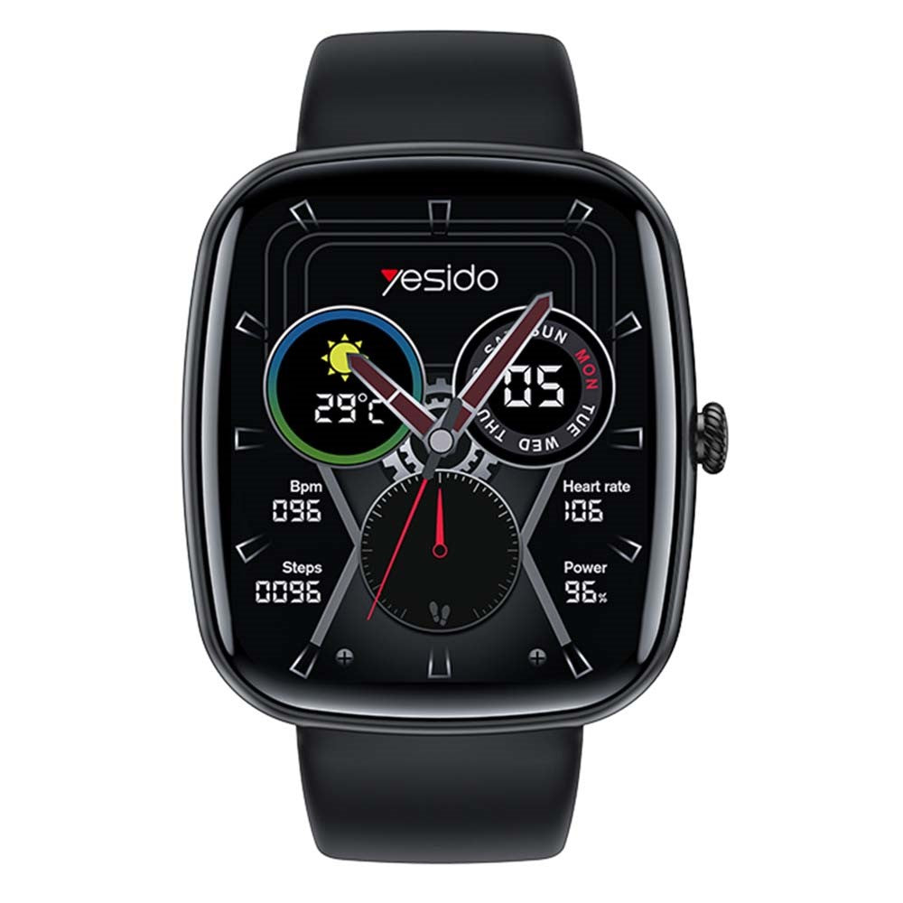 Smart Watch - YESIDO IO22 Bluetooth Compatible Smartwatch with Call Function Health Monitor IP67 Waterproof Sports Bracelet