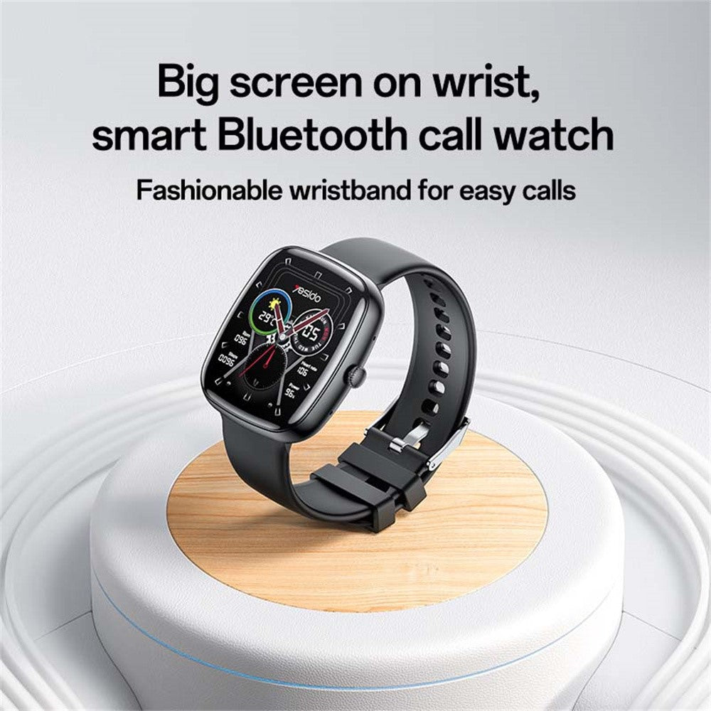 Smart Watch - YESIDO IO22 Bluetooth Compatible Smartwatch with Call Function Health Monitor IP67 Waterproof Sports Bracelet