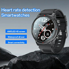 Smart Watch - YESIDO IO31 AMOLED Smart Watch Fitness Tracker with Heart Rate Monitoring IP68 Waterproof