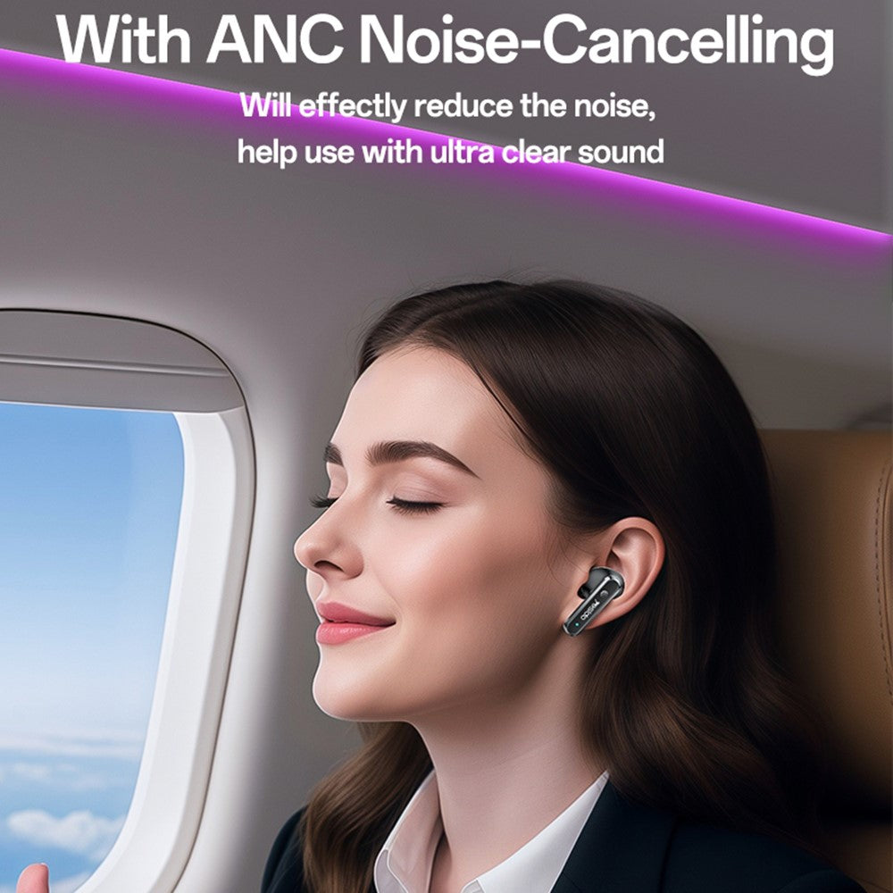 Ear Buds - YESIDO TWS37 Wireless Bluetooth-compatible Earbuds ANC + ENC Noise Reduction Smart Touch Control Earphones