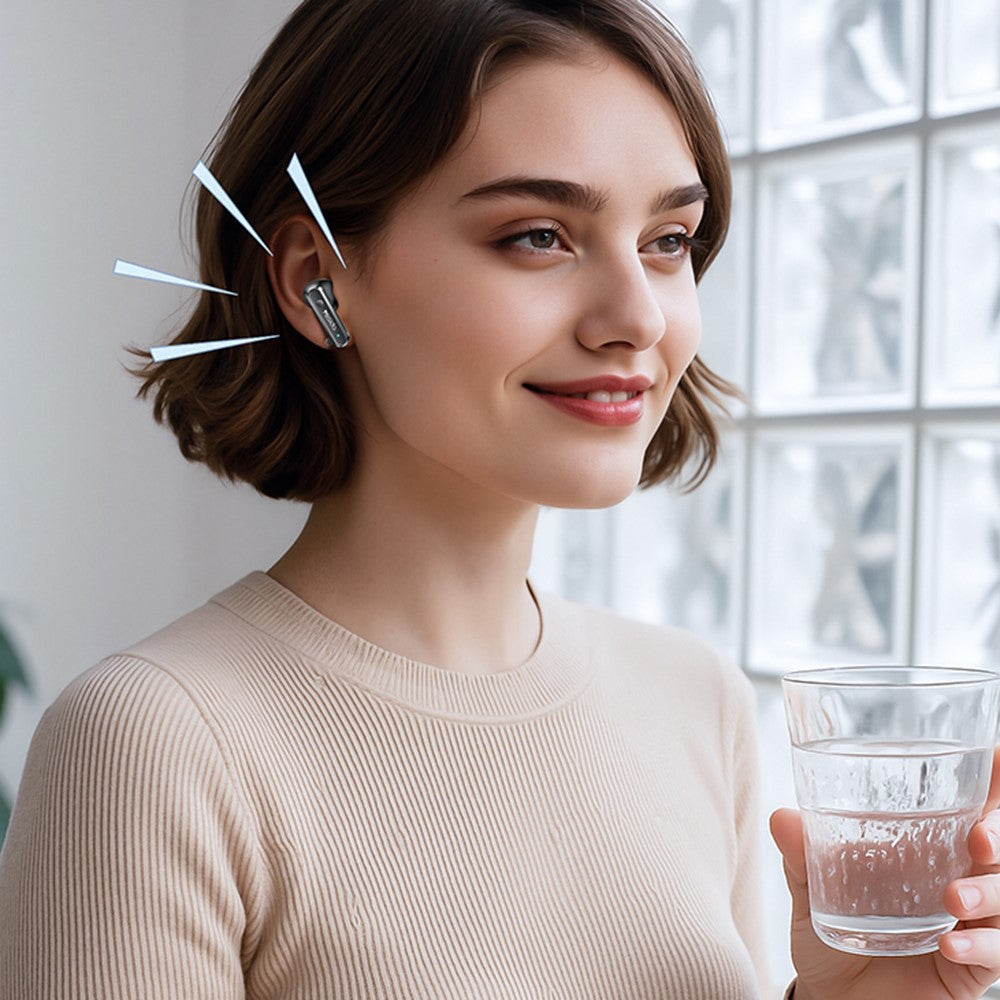 Ear Buds - YESIDO TWS37 Wireless Bluetooth-compatible Earbuds ANC + ENC Noise Reduction Smart Touch Control Earphones