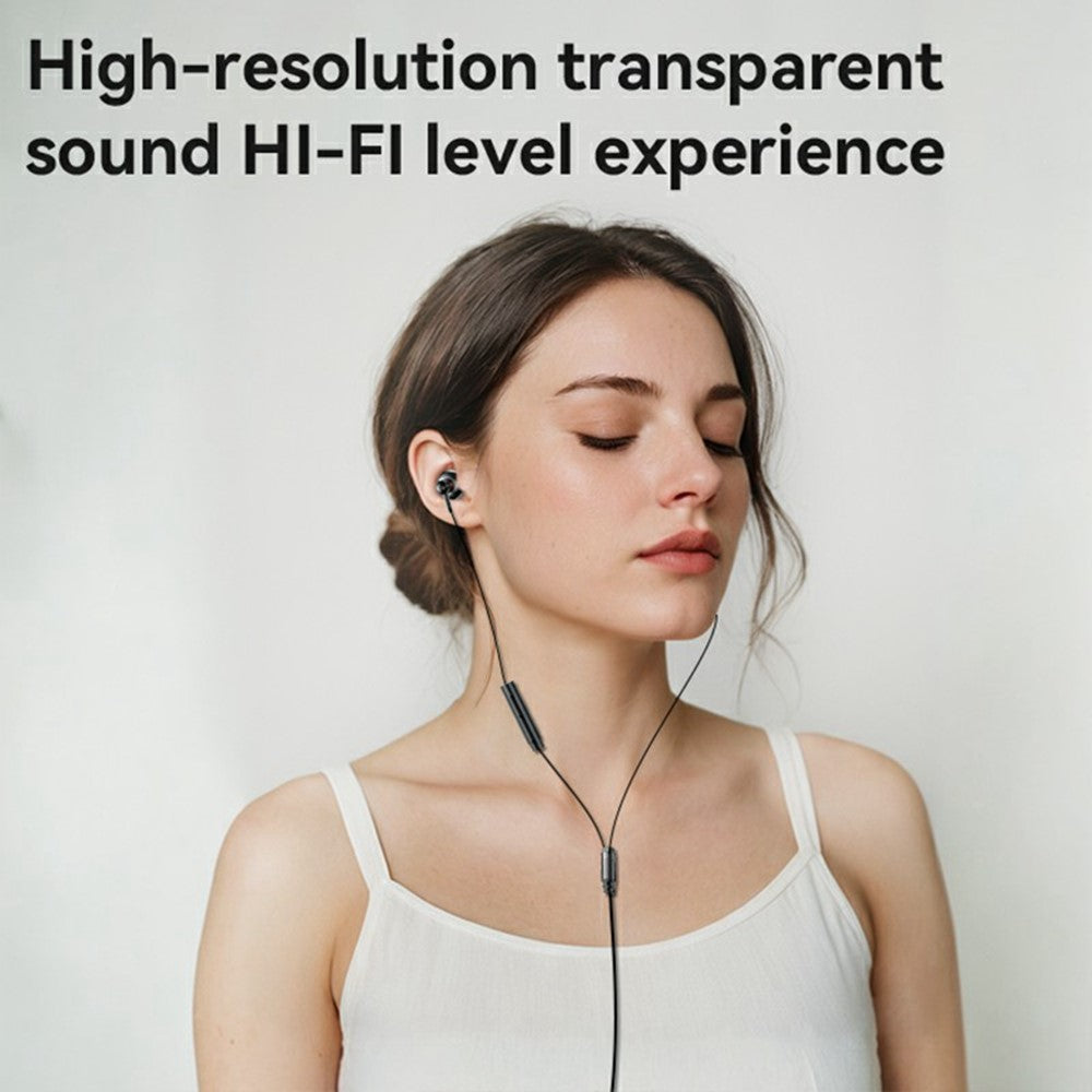 Heavy Bass - YESIDO YH49 Digital Headphones with Type-C Input, Lossless Sound, Wired Headphones for Desktop/Notebook/Tablet/Mobile Phone