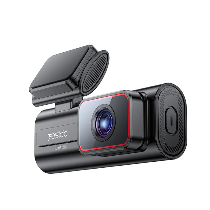 Car Dash Cam - YESIDO KM21 1K High Clear Camera 145 Degree Range Built-in With 1.47" Screen Front way Car Driving Recorder