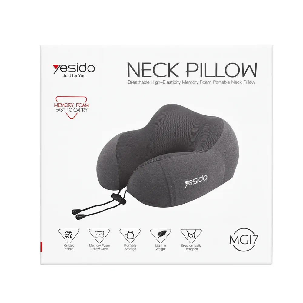 Neck Pillow - YESIDO MG17 Memory Foam Neck Pillow