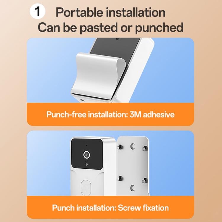 Video Doorbell - Yesido KM27 4.3 inch TFT Screen 2.4G Wireless Video Intercom Doorbell