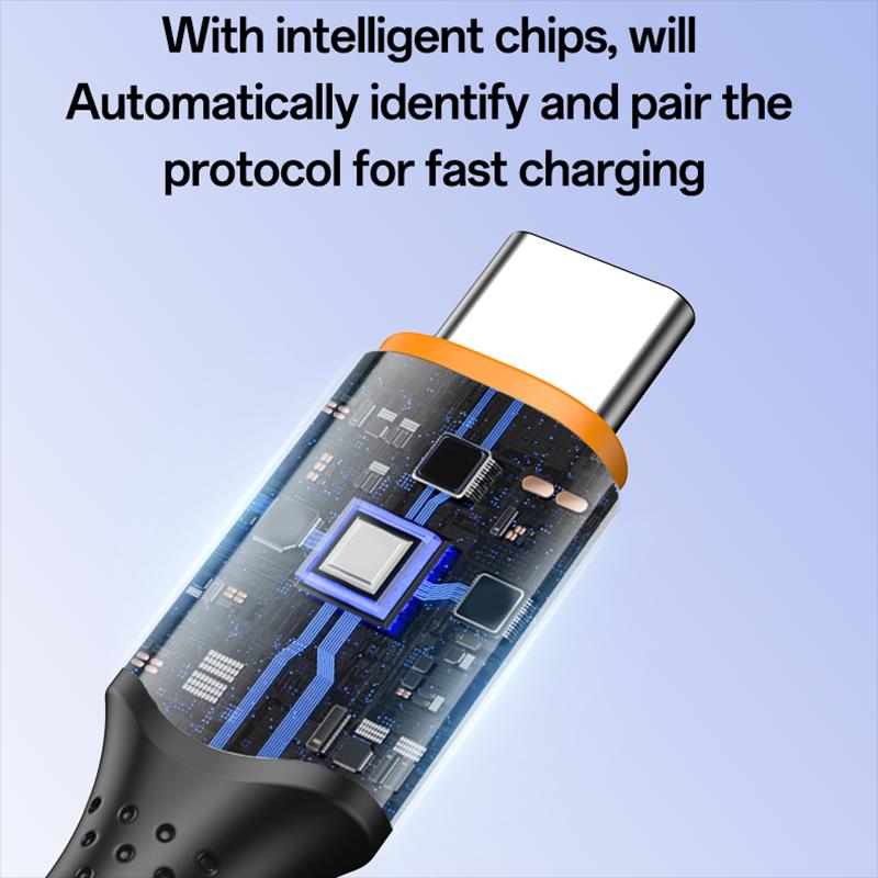 Multi Protocol Cable - YESIDO CA212 140W Type-C to Type-C Super Fast Charging Data Cable, Length: 1.2m