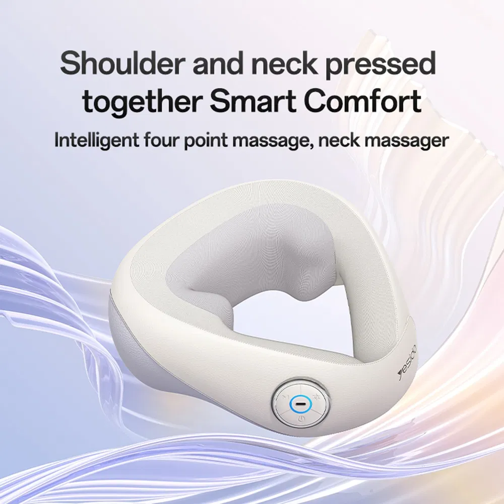 Neck Massager - YESIDO MG14 Electric Neck Massager Low Noise Heat Therapy Neck Massage Timer Device