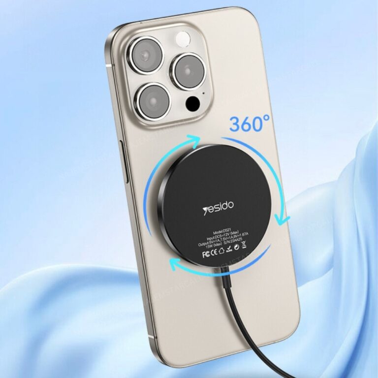 Magnetic Charger - YESIDO DS21 15W Detachable Magnetic Wireless Charger
