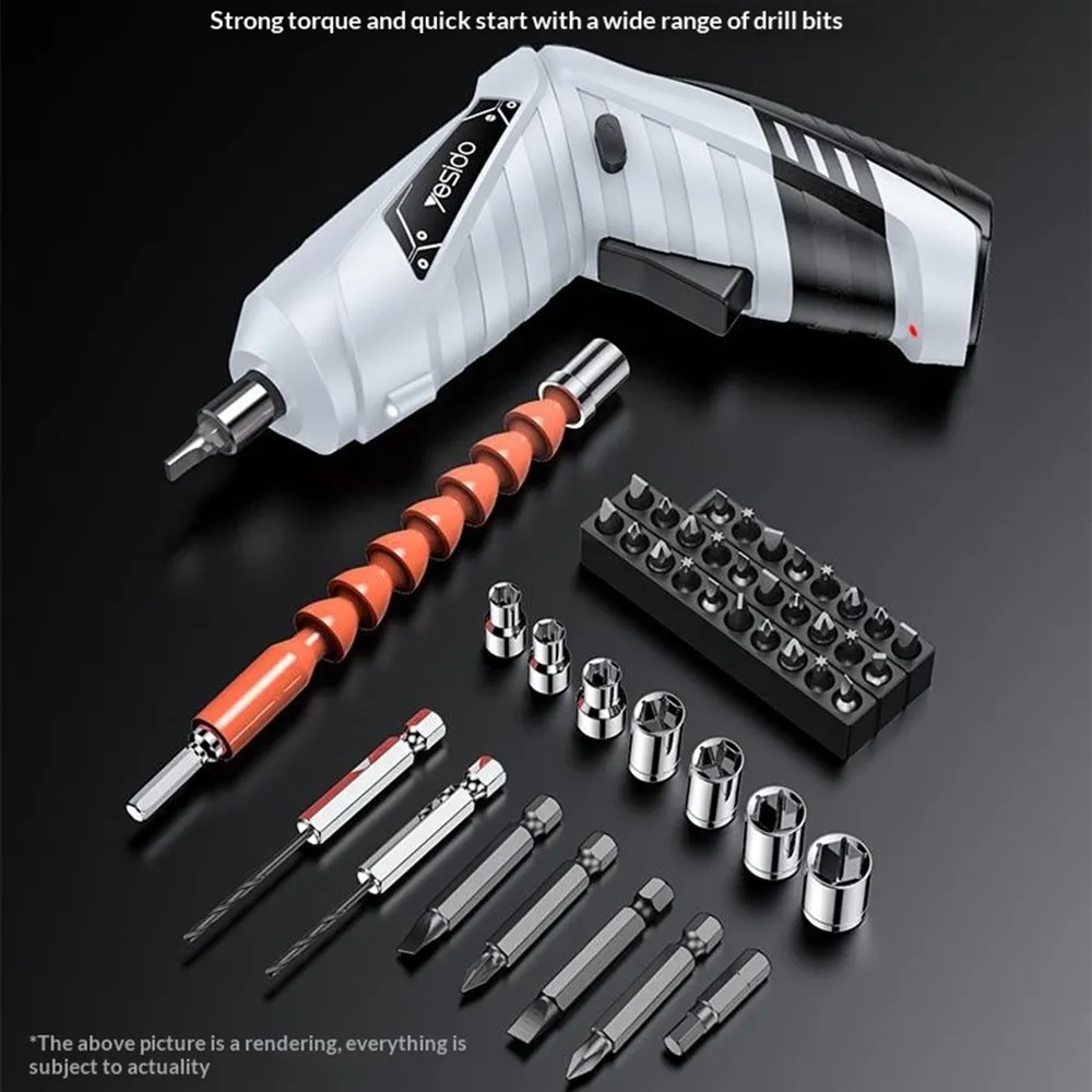 Cordless Screwdriver - YESIDO EC34 Screwdriver Set Electric & Cordless